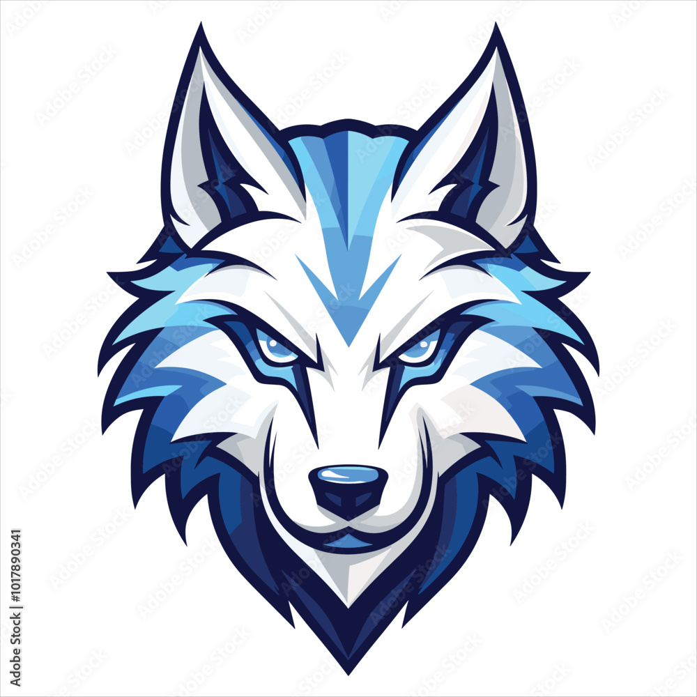 Fototapeta premium wolf head mascot