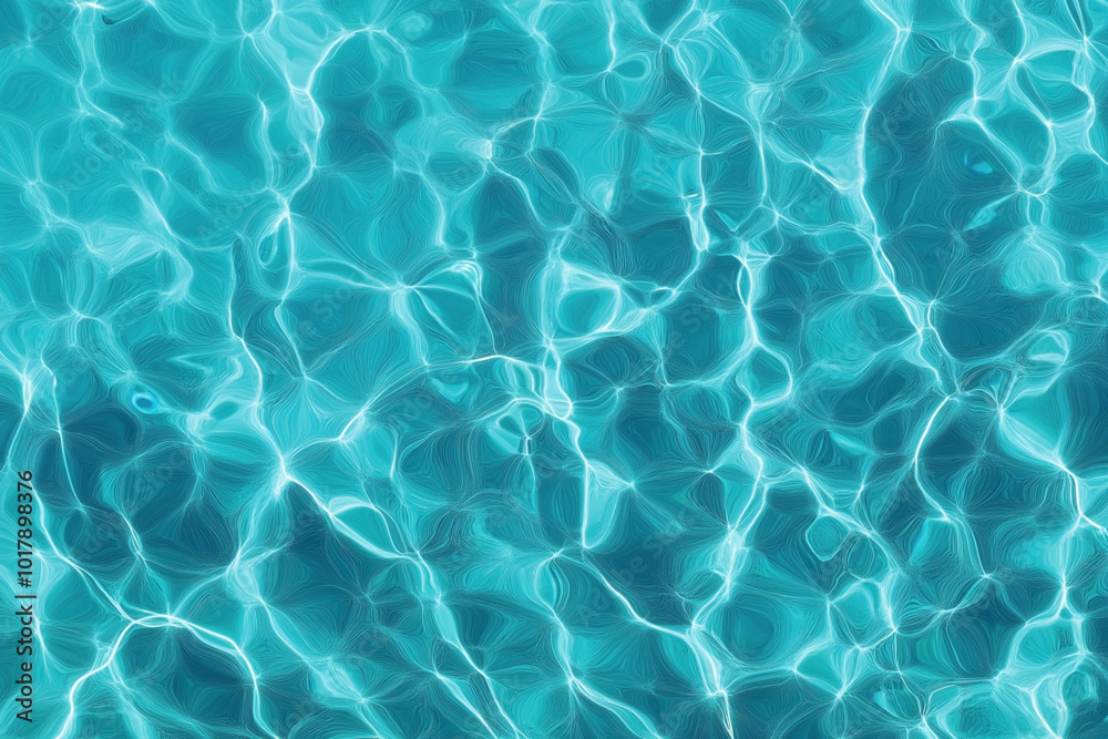 High-resolution close-up of clear blue swimming pool water with sunlight reflections creating ripples and patterns on the surface. High-resolution close-up of clear blue swimming pool water with sunlight reflections creating ripples and patterns on the surface.