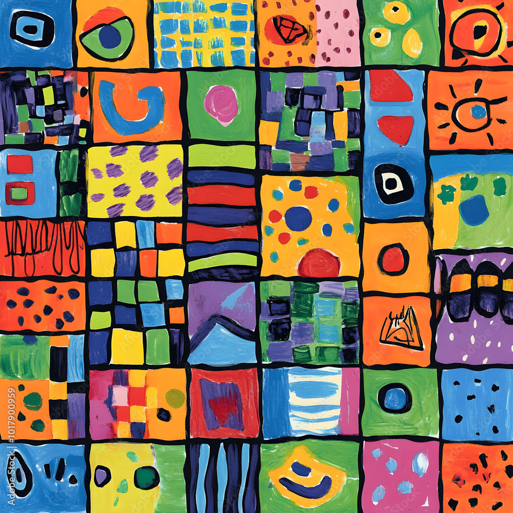 Hand-drawn 2D Doodle Tile and Carpet Patterns with White Borders – Geometric, Floral, and Abstract Designs Hand-drawn 2D Doodle Tile and Carpet Patterns with White Borders – Geometric, Floral, and Abstract Designs