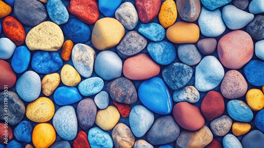 Colorful Pebble Background
