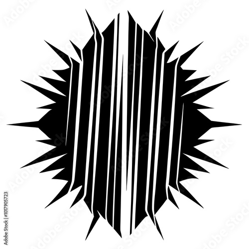 black marks vertical scratches