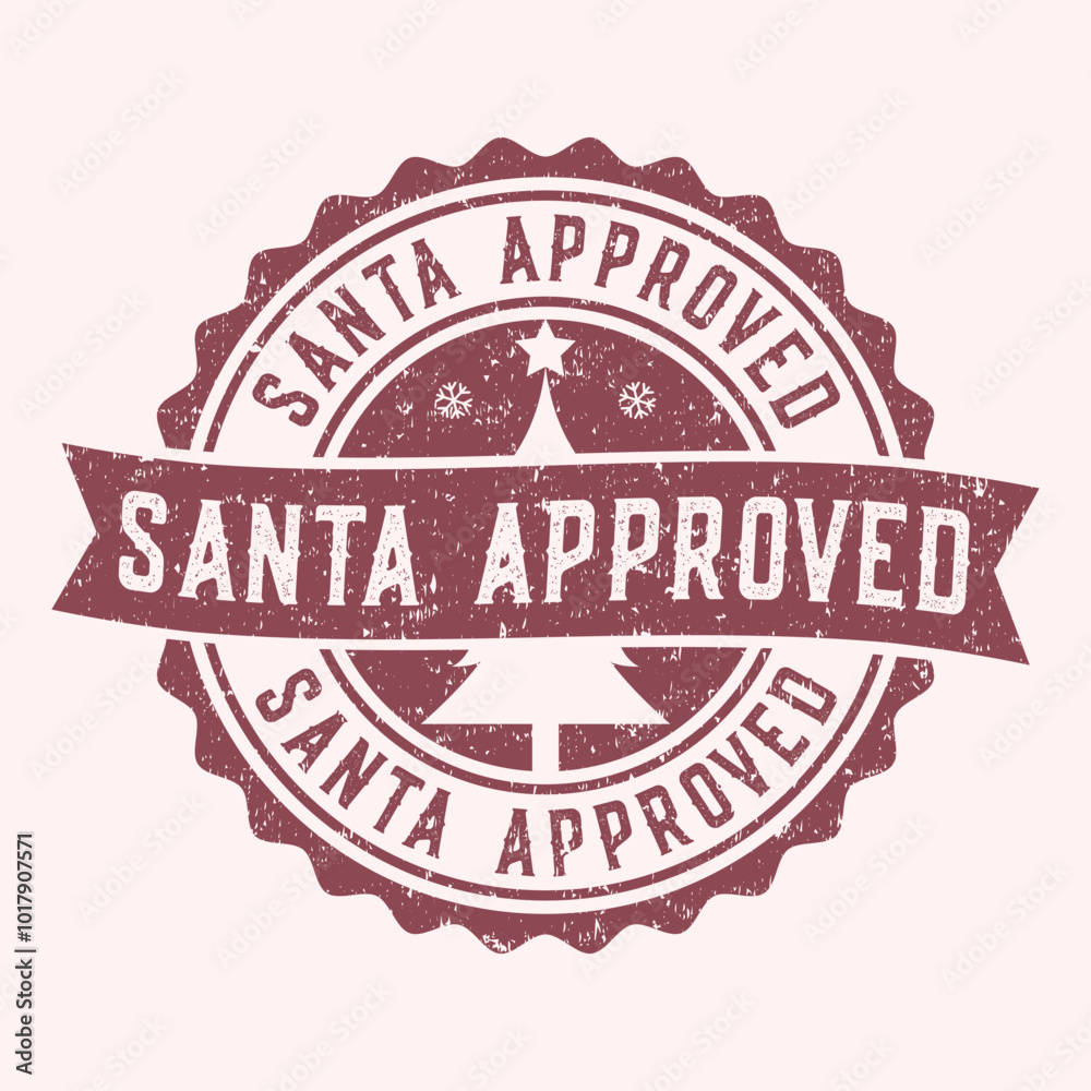 Obraz premium Christmas Post Stamp Design