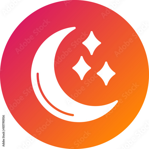 Moon Vector Icon