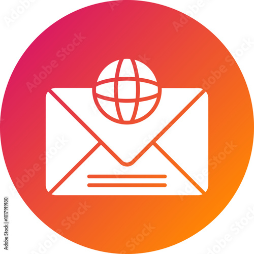 Global Communication Vector Icon Design