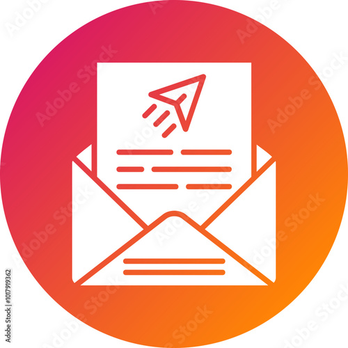 Send Mail Vector Icon Design