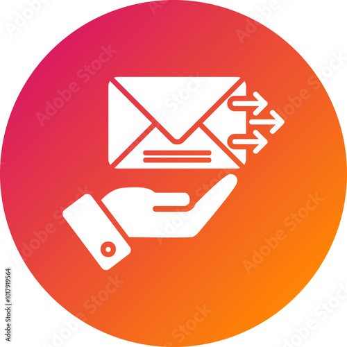 Send Mail Vector Icon Design