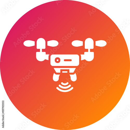 Drone Vector Icon Design