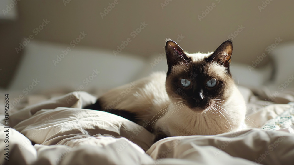 siamese cat in the bedroom siamese cat in the bedroom