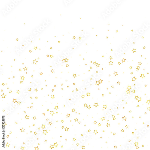 Christmas stars vector overlay.