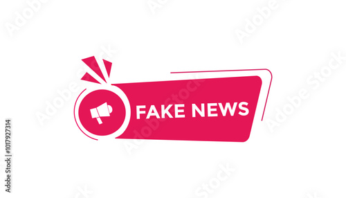 Fake news web banner templates. Vector Illustration 
