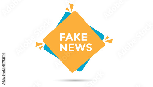 Fake news web banner templates. Vector Illustration 
