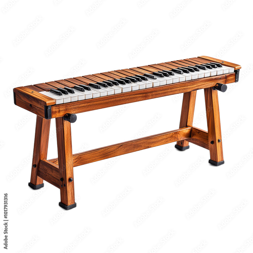 Realistic Marimba on White Background Realistic Marimba on White Background