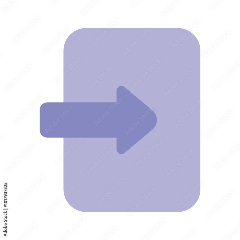An arrow pointing out symbolizing logout or exit from an account An arrow pointing out symbolizing logout or exit from an account