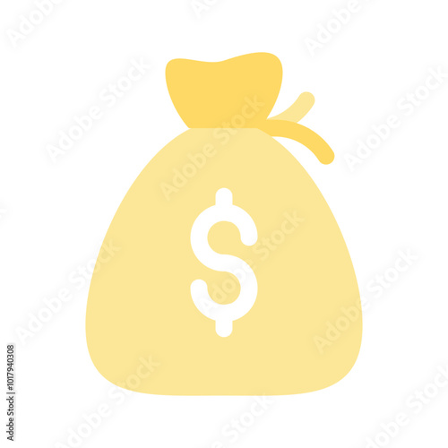 A money bag icon symbolizing wealth, savings, or profits