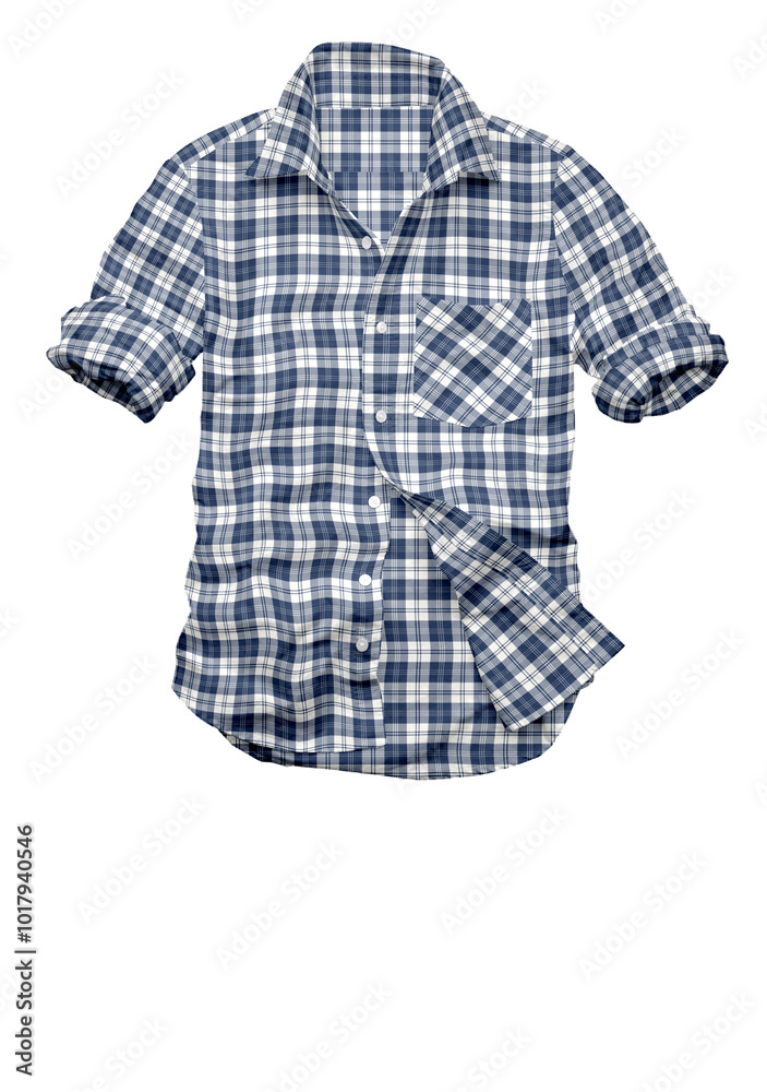 Plaid check shirt for summer season with soft finish. Plaid check shirt for summer season with soft finish.