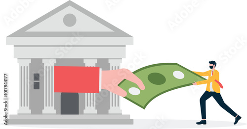 Repayment of loans, taxes or debts, bank savings business, purchase of bank investment and financial products,


