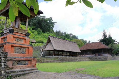 Tenganan Village, inhabited by the original people of Bali near Candidasa, Bali, Indonesia photo