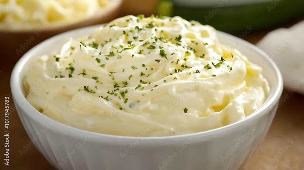 Creamy Mashed Potatoes with Parsley. Creamy Mashed Potatoes with Parsley.