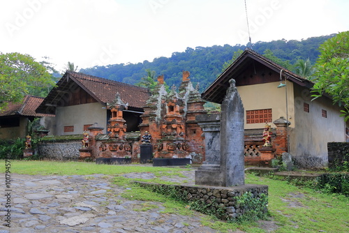 Tenganan Village, inhabited by the original people of Bali near Candidasa, Bali, Indonesia photo