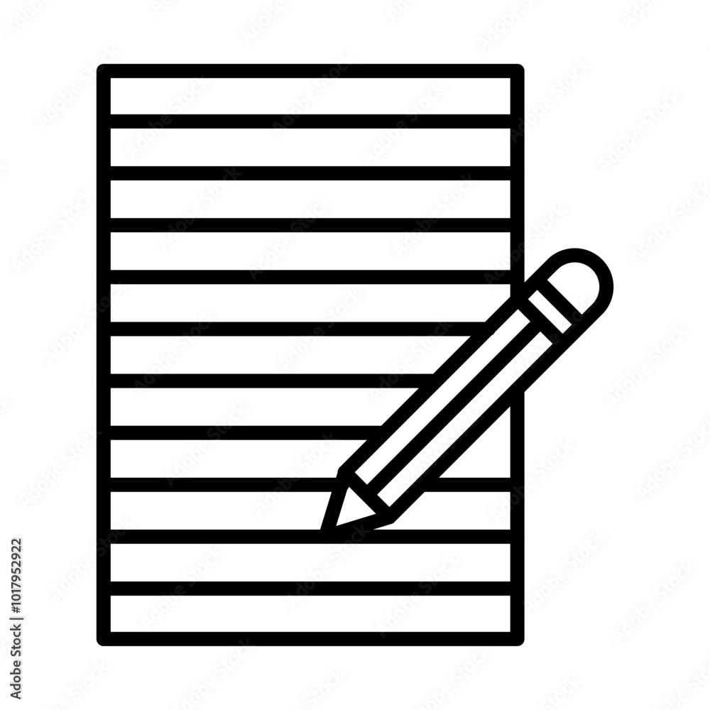 Note Taking line icon Note Taking line icon