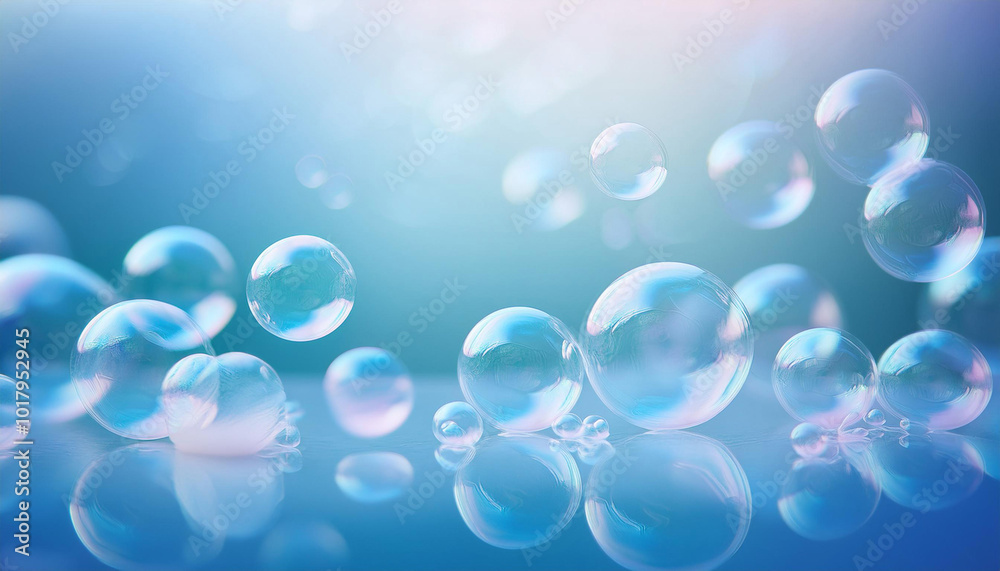 Close-Up of Soap Bubbles and Air Bubbles Close-Up of Soap Bubbles and Air Bubbles