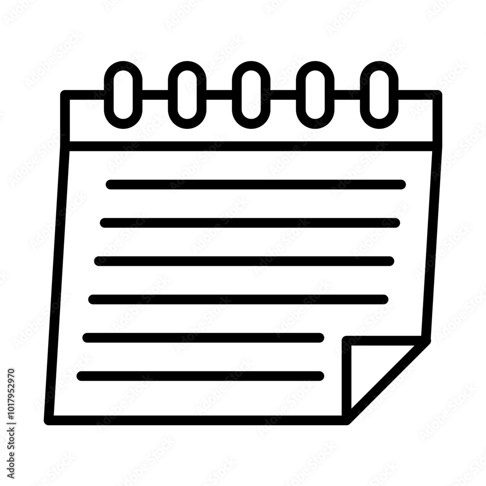 Quick Notes line icon Quick Notes line icon