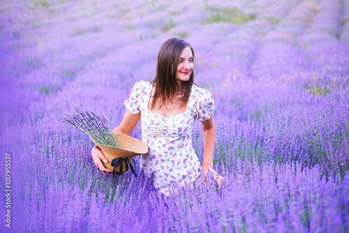 woman in lavender field