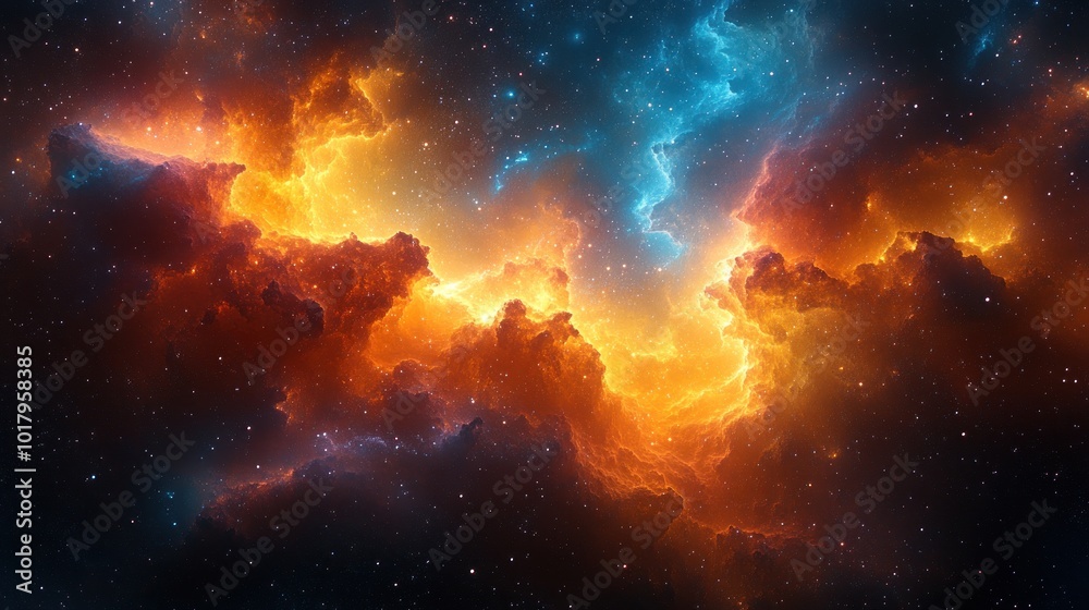 Fototapeta premium Cosmic Nebula