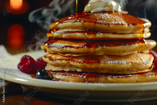 pancakes with chocolate