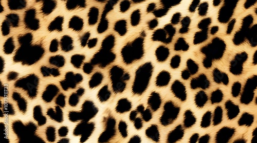 leopard print real hair wild cat fur stylish design