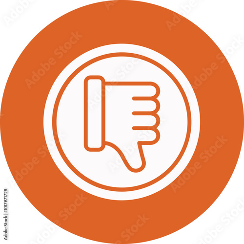 Cons glyph circle icon