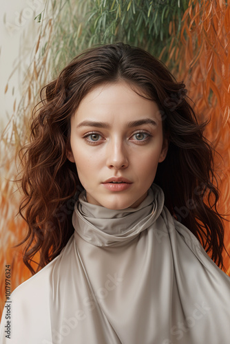 portrait of a beautiful young woman