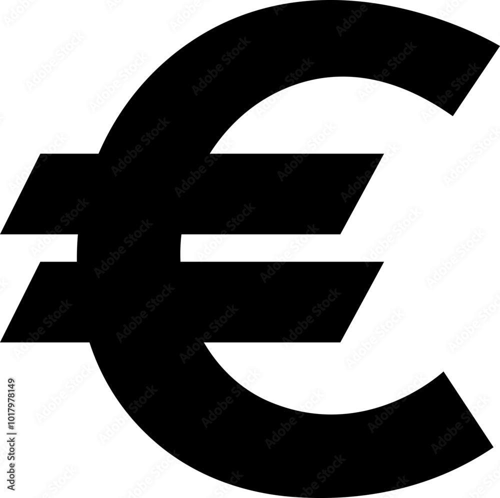 Euro currency sign icon flat design. European euro currency vector suitable for Web Page, Mobile App. Finance, European, Money, Symbol, Currency, Wealth, Banking isolated on transparent background. Euro currency sign icon flat design. European euro currency vector suitable for Web Page, Mobile App. Finance, European, Money, Symbol, Currency, Wealth, Banking isolated on transparent background.