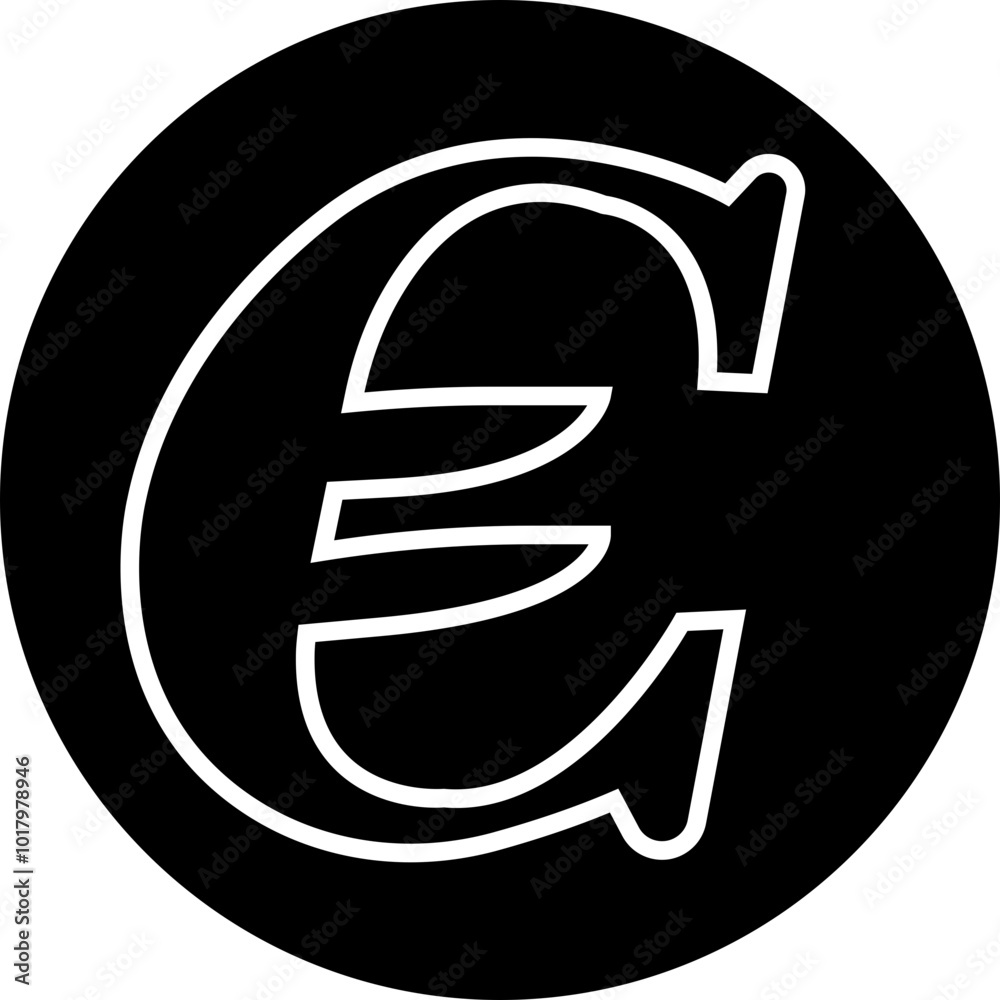 Euro currency sign icon linear design. European euro currency vector suitable for Web Page, Mobile App. Finance, European, Money, Symbol, Currency, Wealth, Banking isolated on transparent background. Euro currency sign icon linear design. European euro currency vector suitable for Web Page, Mobile App. Finance, European, Money, Symbol, Currency, Wealth, Banking isolated on transparent background.