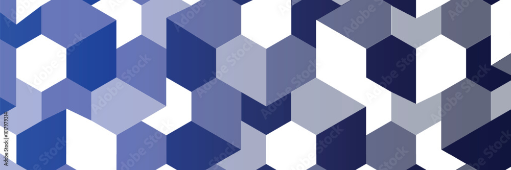 Abstract Blue Geometric Pattern Abstract Blue Geometric Pattern
