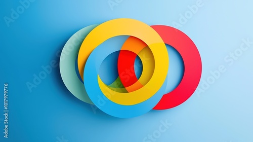 Free Download A series of overlapping circles and polygons in vibrant colors, designed to highlight the beauty of abstraction. The use of negative space invites the viewer to engage with the composition while - GFXLoad