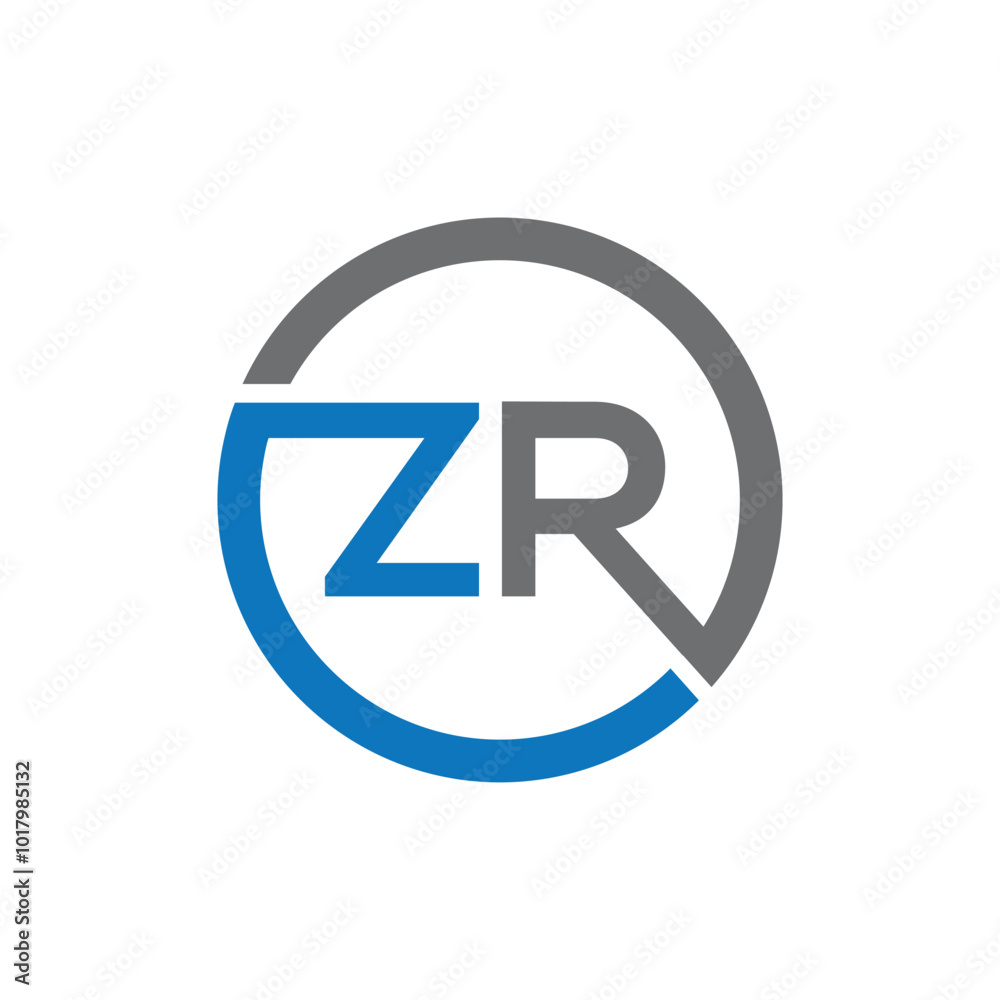 initial zr letter logo design vector template, zr logo vector design, rz letter logo, rz logo for business.
