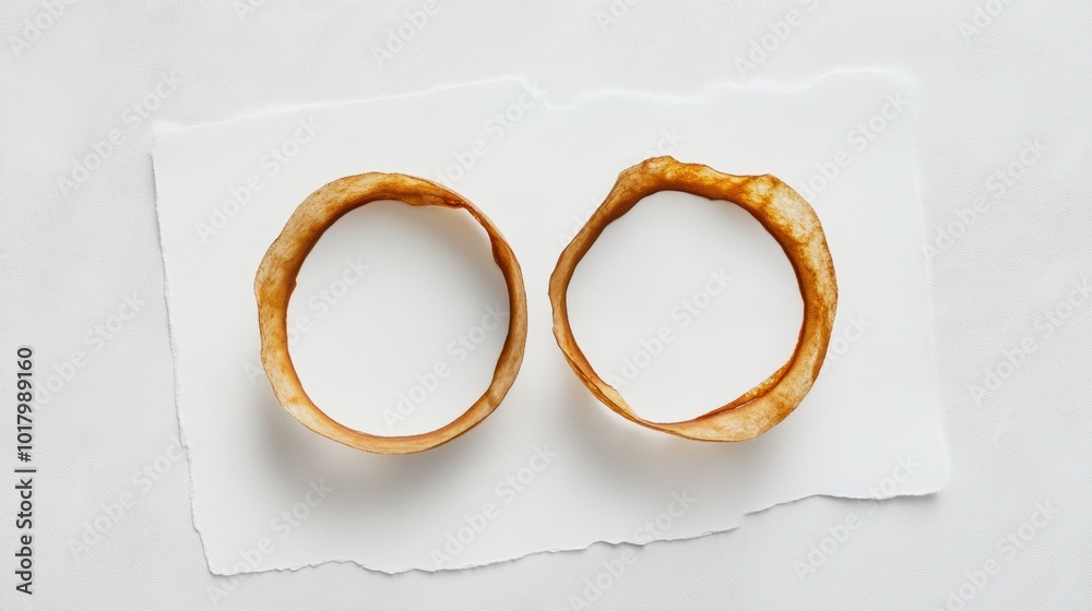 The Onion Rings on Paper The Onion Rings on Paper