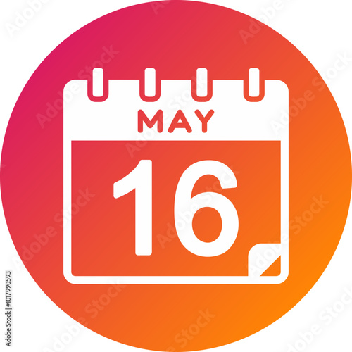 16 May Vector Icon Design