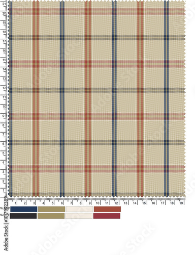 Textured fabric swatch for shirt designing.