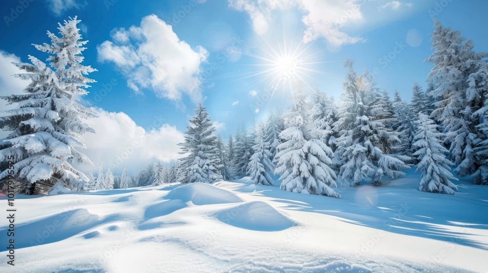 Winter Wonderland - A Breathtaking Snowy Forest Winter Wonderland - A Breathtaking Snowy Forest