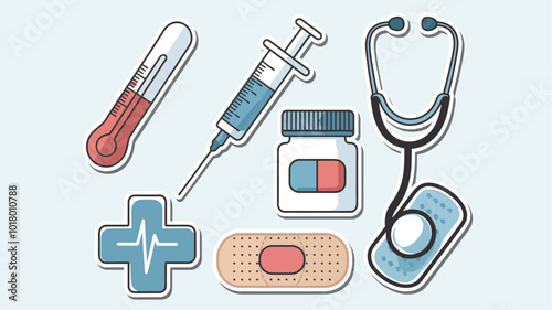 Pharmacy and Healthcare Stickers