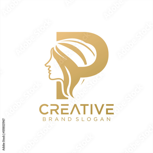  beauty logo design element icon with font creative modern concept