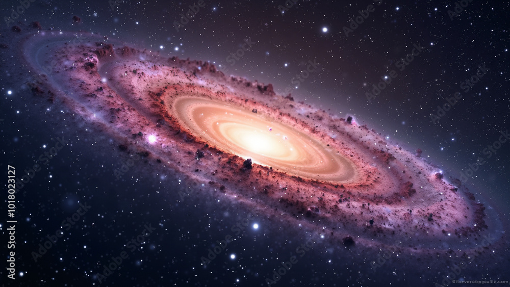 Mesmerizing Spiral Galaxy in Deep Space: Cosmic Wonder for Astronomy Enthusiasts and Science Education Mesmerizing Spiral Galaxy in Deep Space: Cosmic Wonder for Astronomy Enthusiasts and Science Education