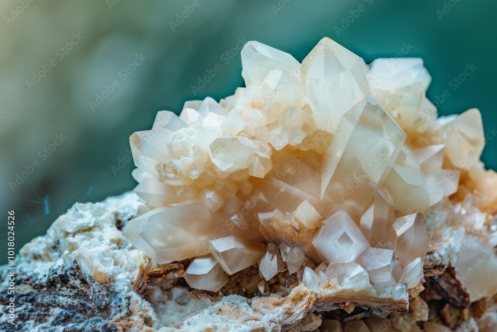 Delicate crystal formation with intricate geometries, situated on a rocky surface, exuding a mystical and natural beauty. Delicate crystal formation with intricate geometries, situated on a rocky surface, exuding a mystical and natural beauty.
