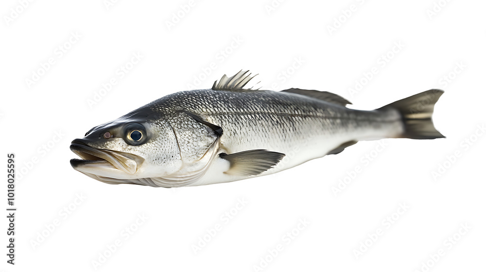 Seabass, showcasing its luxurious texture, perfect for gourmet meals, isolated on a transparent background Seabass, showcasing its luxurious texture, perfect for gourmet meals, isolated on a transparent background