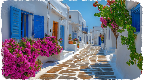 Expansive Mykonos Streets photo