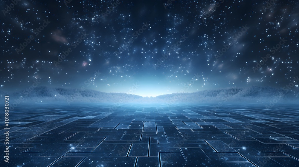 Cyber winter background, copy space for text
Cyber winter background, copy space for text