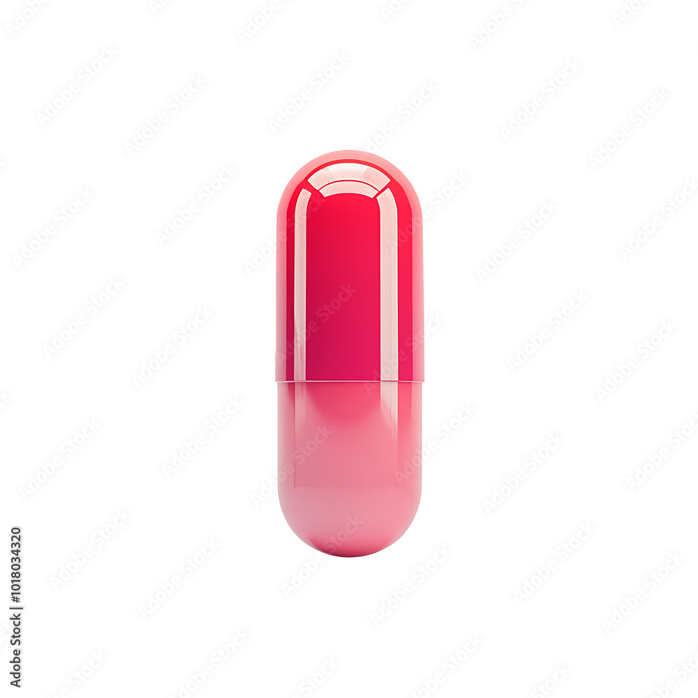 Capsule medicine, isolated on a transparent background