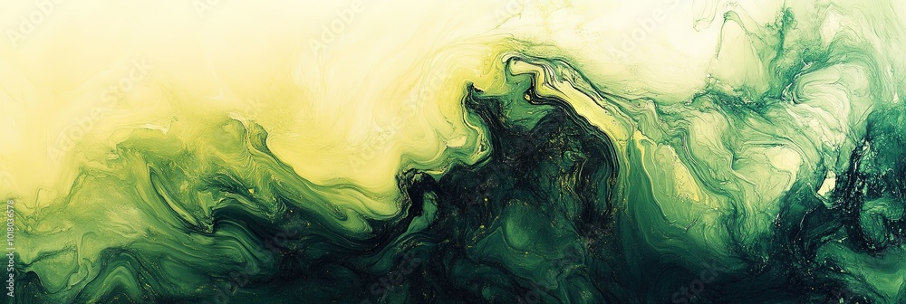 swirling patterns in black, and green, resembling marble or oil painting textures swirling patterns in black, and green, resembling marble or oil painting textures